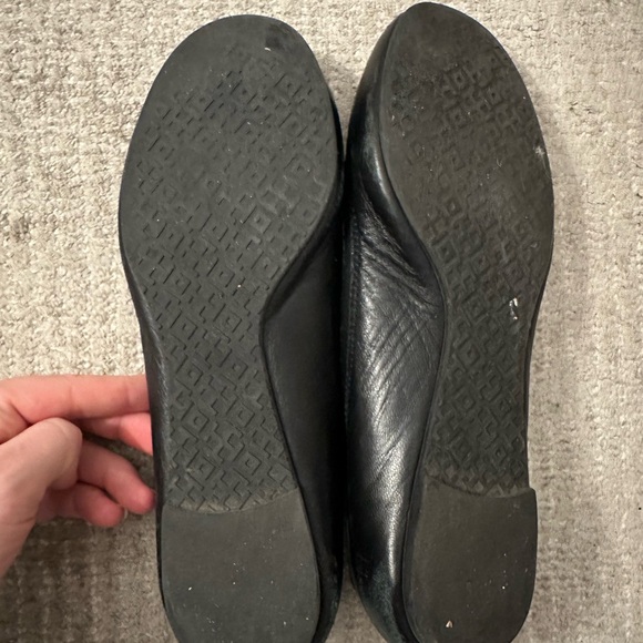 TORY BURCH Classic Reva Ballet Flats in Black. Size 7.5 - Picture 8 of 11